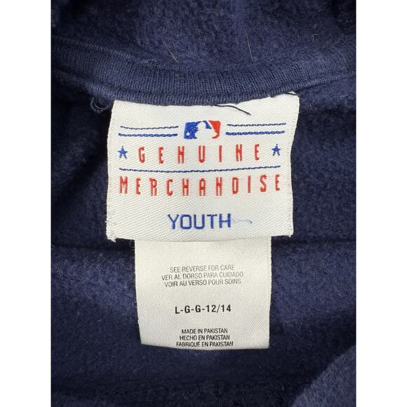 Boston Red Sox Youth Large 12/14 Navy Hoodie MLB Genuine Merchandise Pullover - Picture 4 of 7